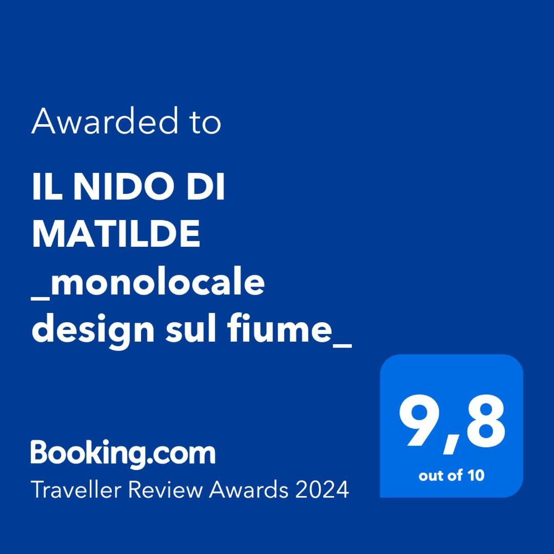 Apartmán Il Nido Di Matilde _Monolocale Design Sul Fiume_ Rossena Exteriér fotografie